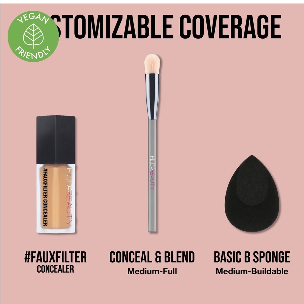 Huda Beauty #Fauxfilter Luminous Matte Liquid Concealer 18 shades pick yours 🩷 - Picture 6 of 7